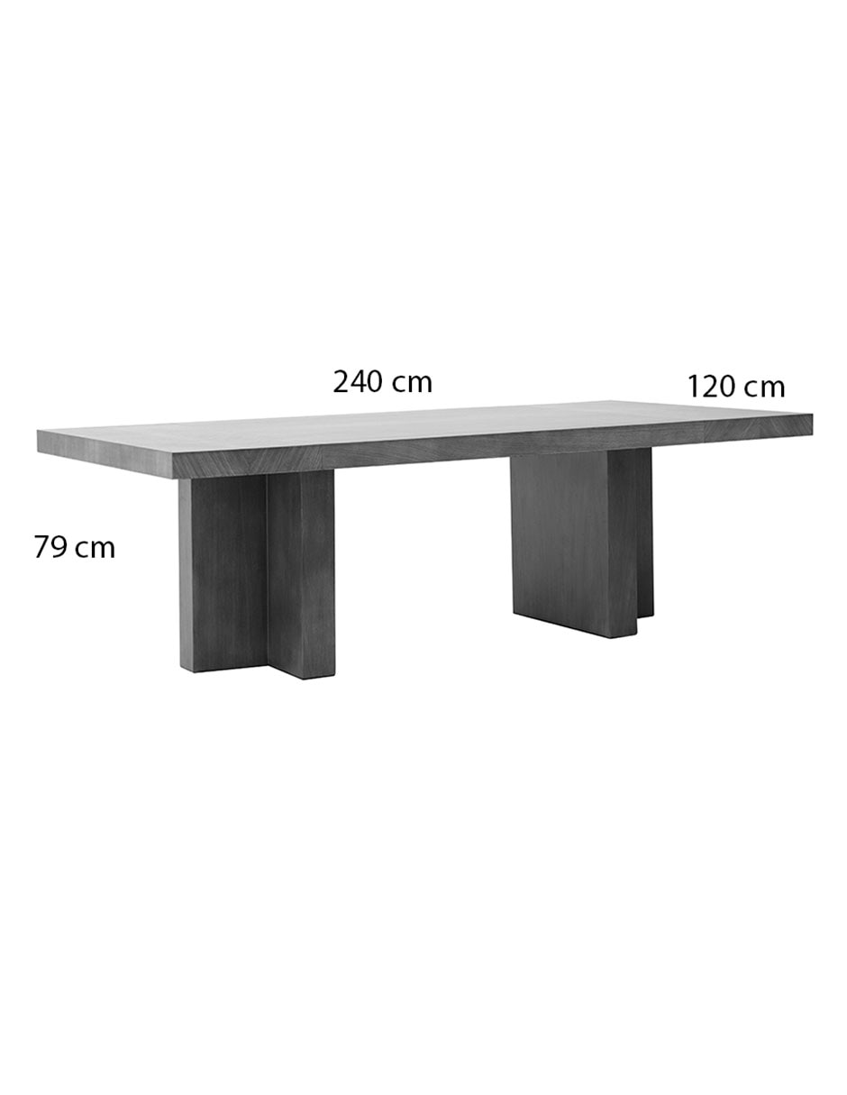 Mesa de comedor malbec 5