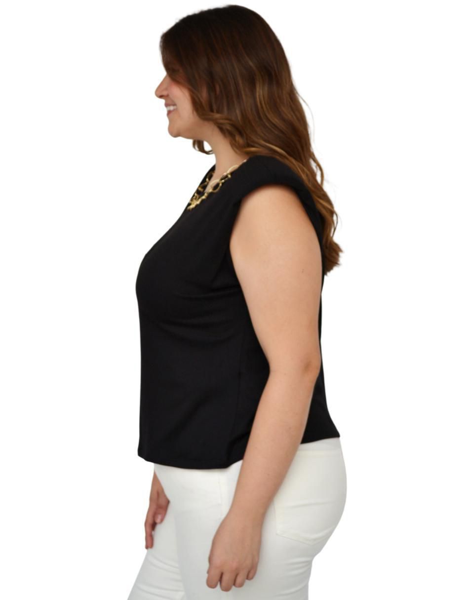 Blusa manga corta para mujer 7