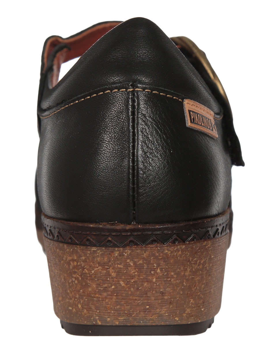 Zapatilla de piel granada 6