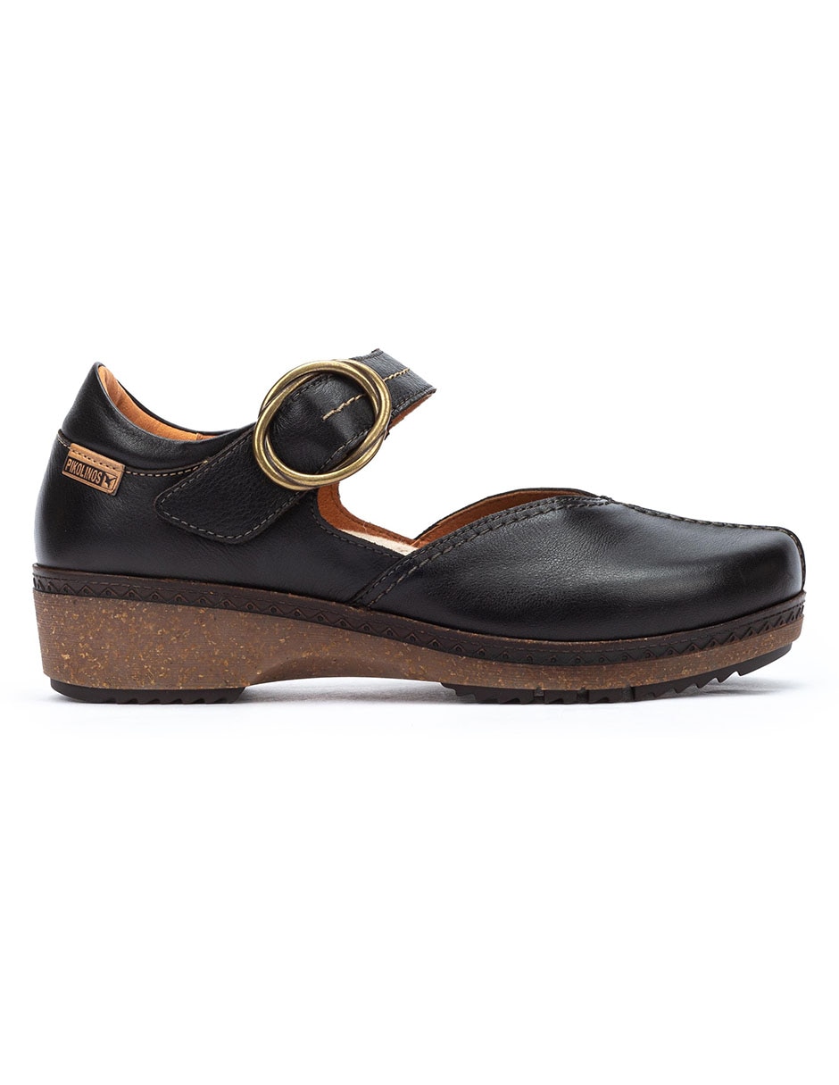 Zapatilla de piel granada Zapatilla de piel granada