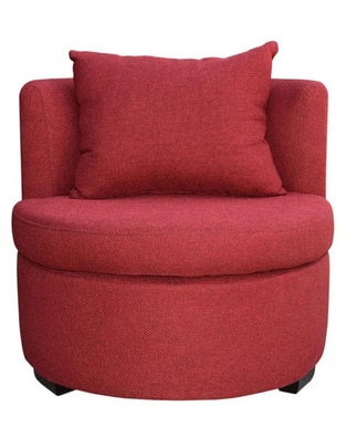 SILLÓN KEIRA TELA, NARANJA