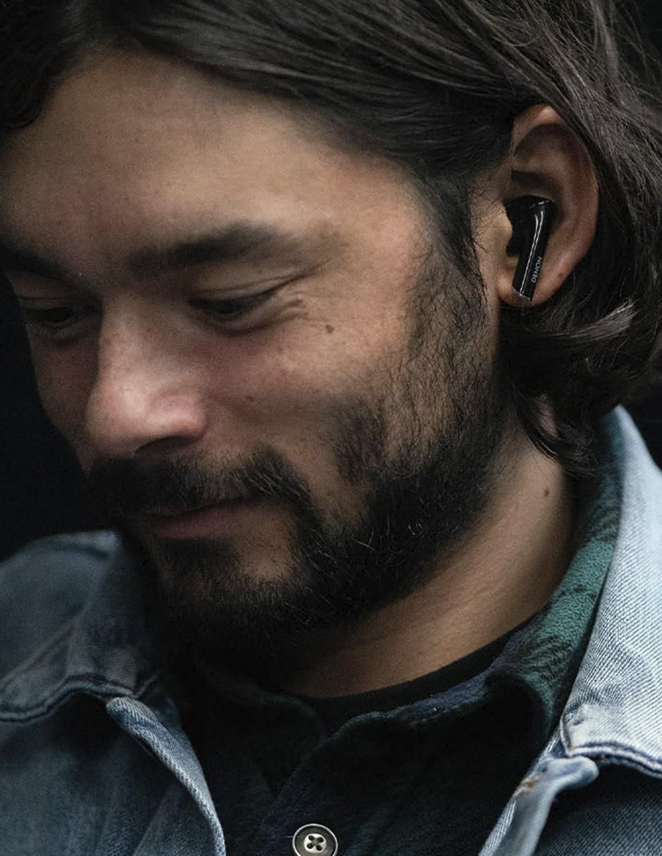 Audífonos True Wireless Denon inalámbricos con cancelación de ruido