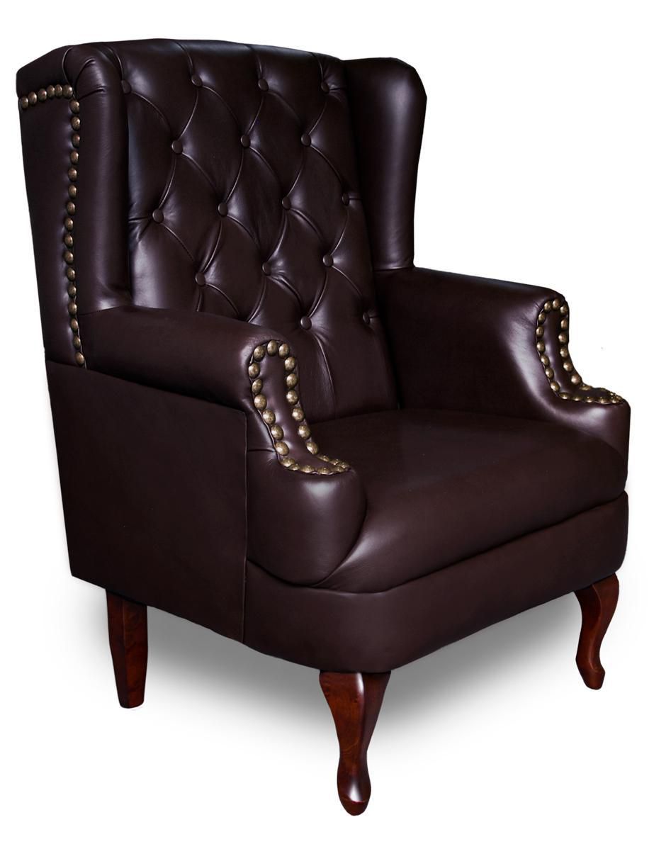Sillón Luton de piel 2