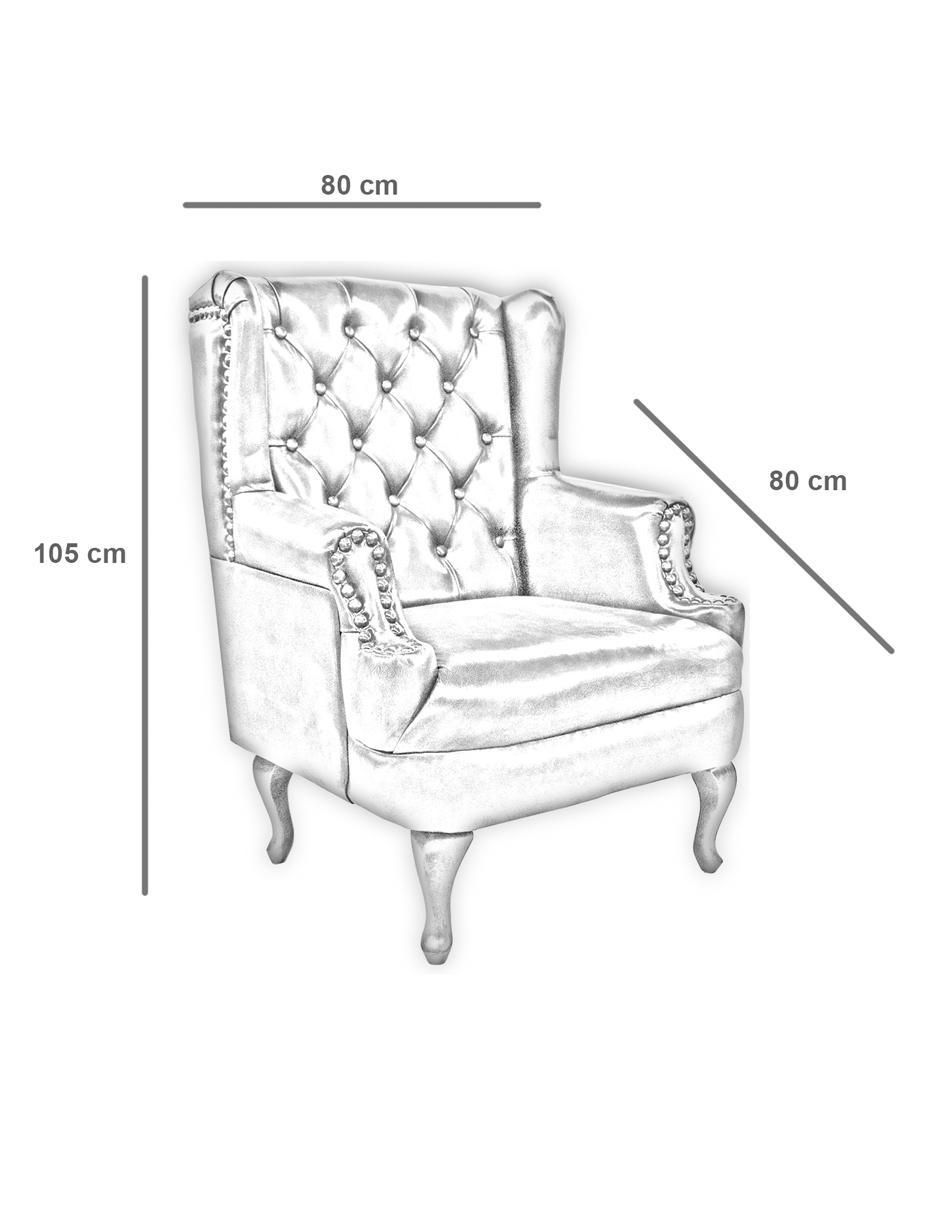 Sillón Luton de piel 6
