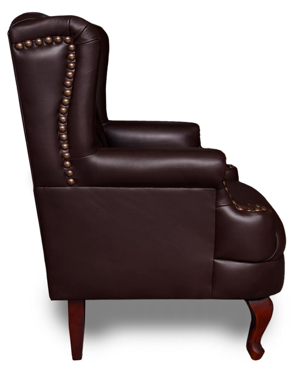 Sillón Luton de piel 3