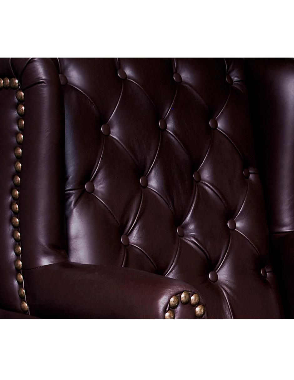 Sillón Luton de piel 5