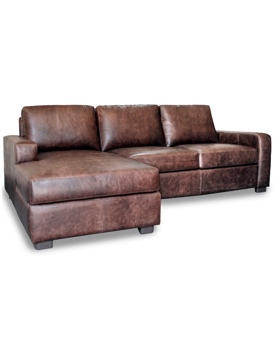Sala modular izquierda Maxwell de piel