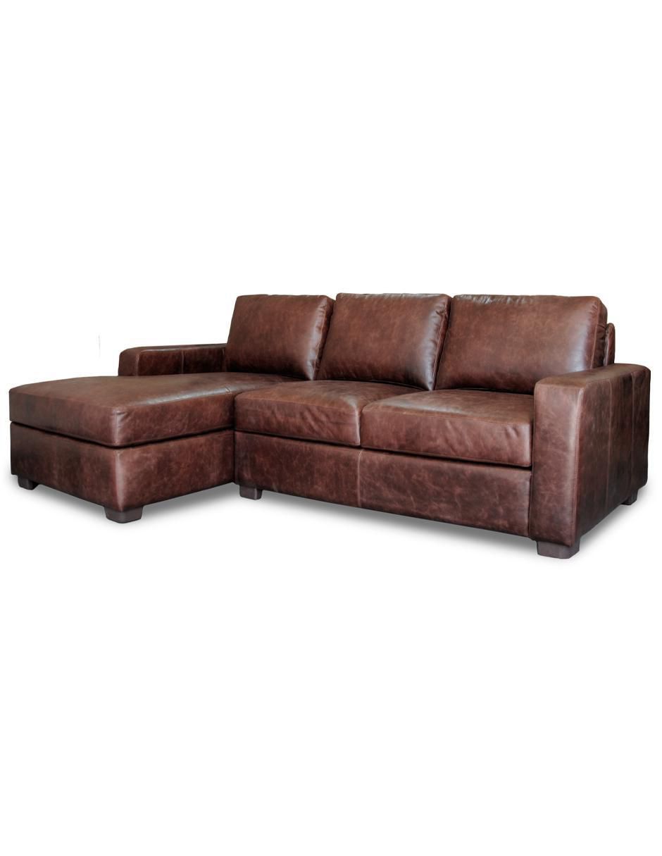 Sala modular izquierda Maxwell de piel