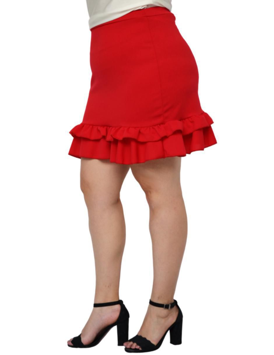 Falda crop a la cintura 5