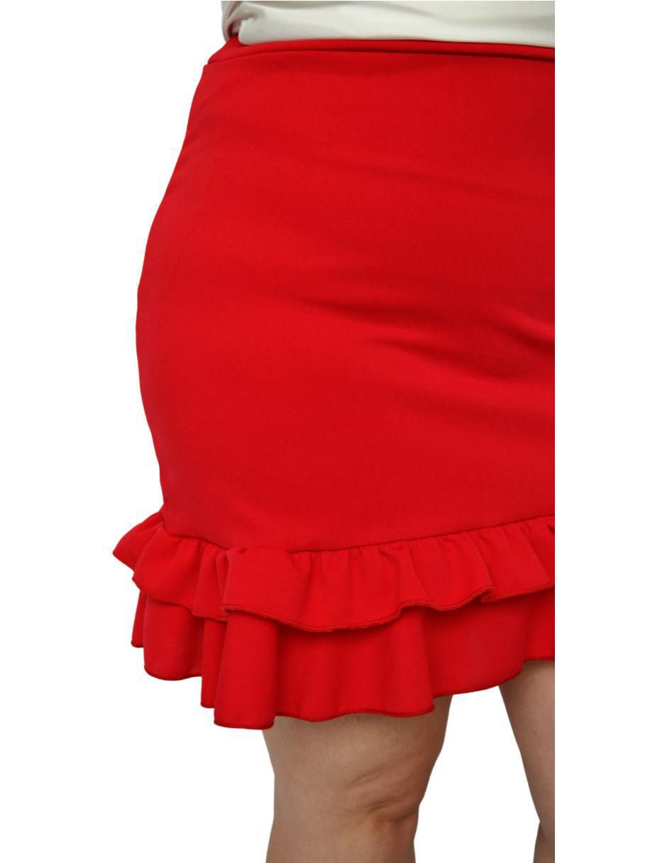 Falda crop a la cintura