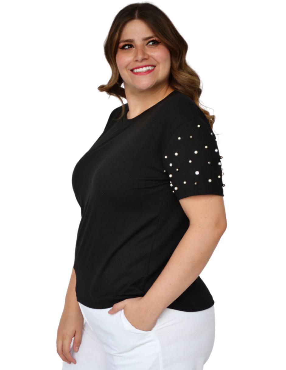 Blusa manga corta para mujer 7