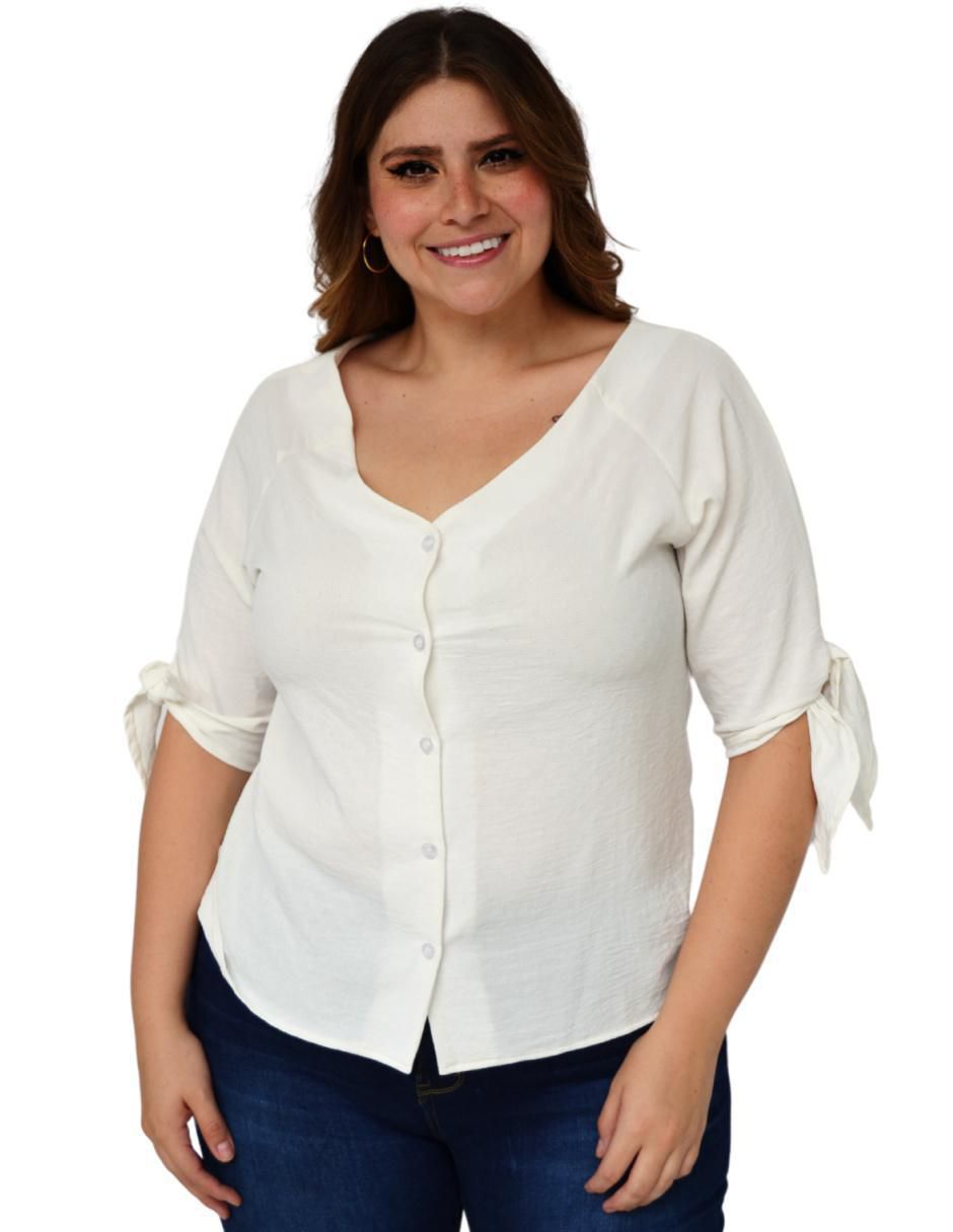 Blusa manga 3/4 para mujer 1