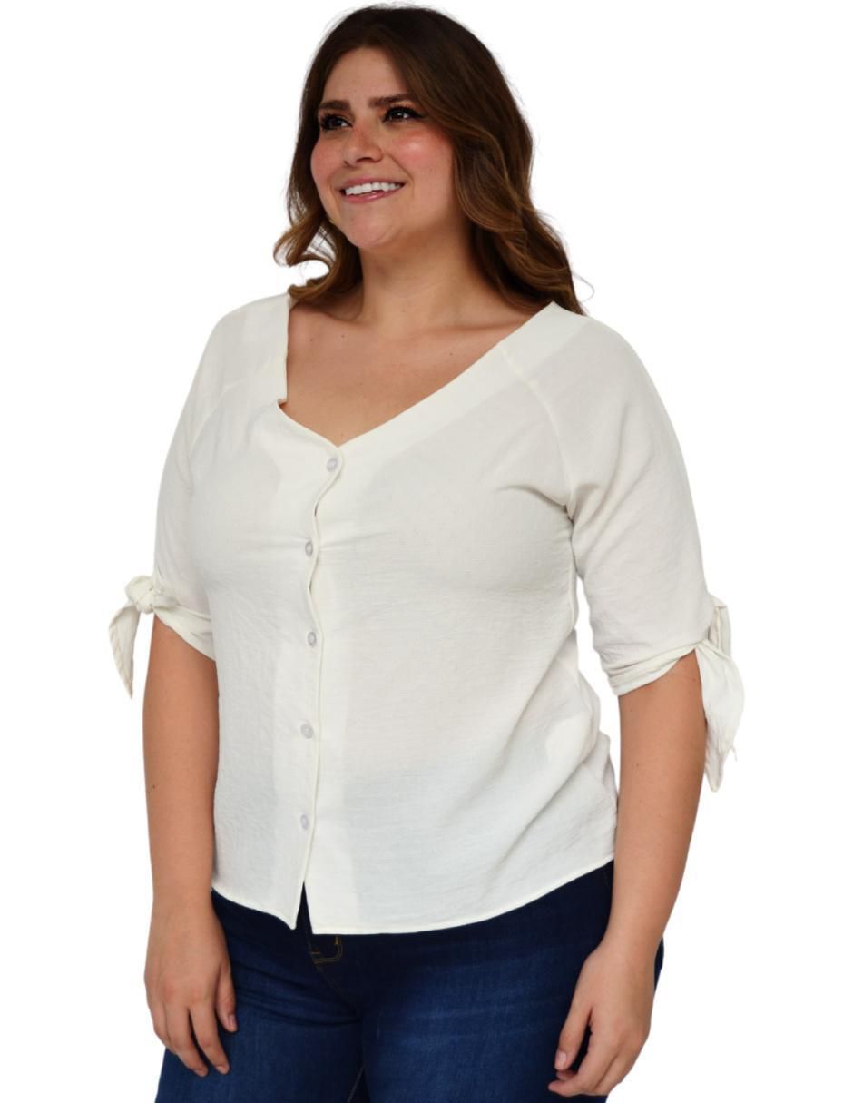 Blusa manga 3/4 para mujer 8