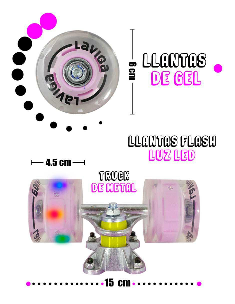 Patineta con luz 5