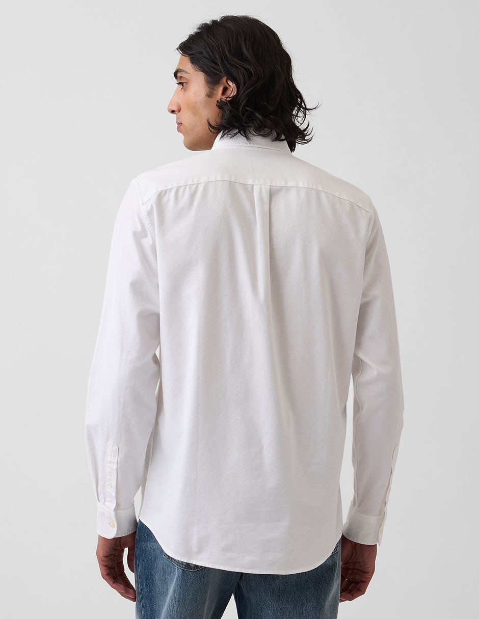 Camisa casual de algodón manga larga para hombre 3