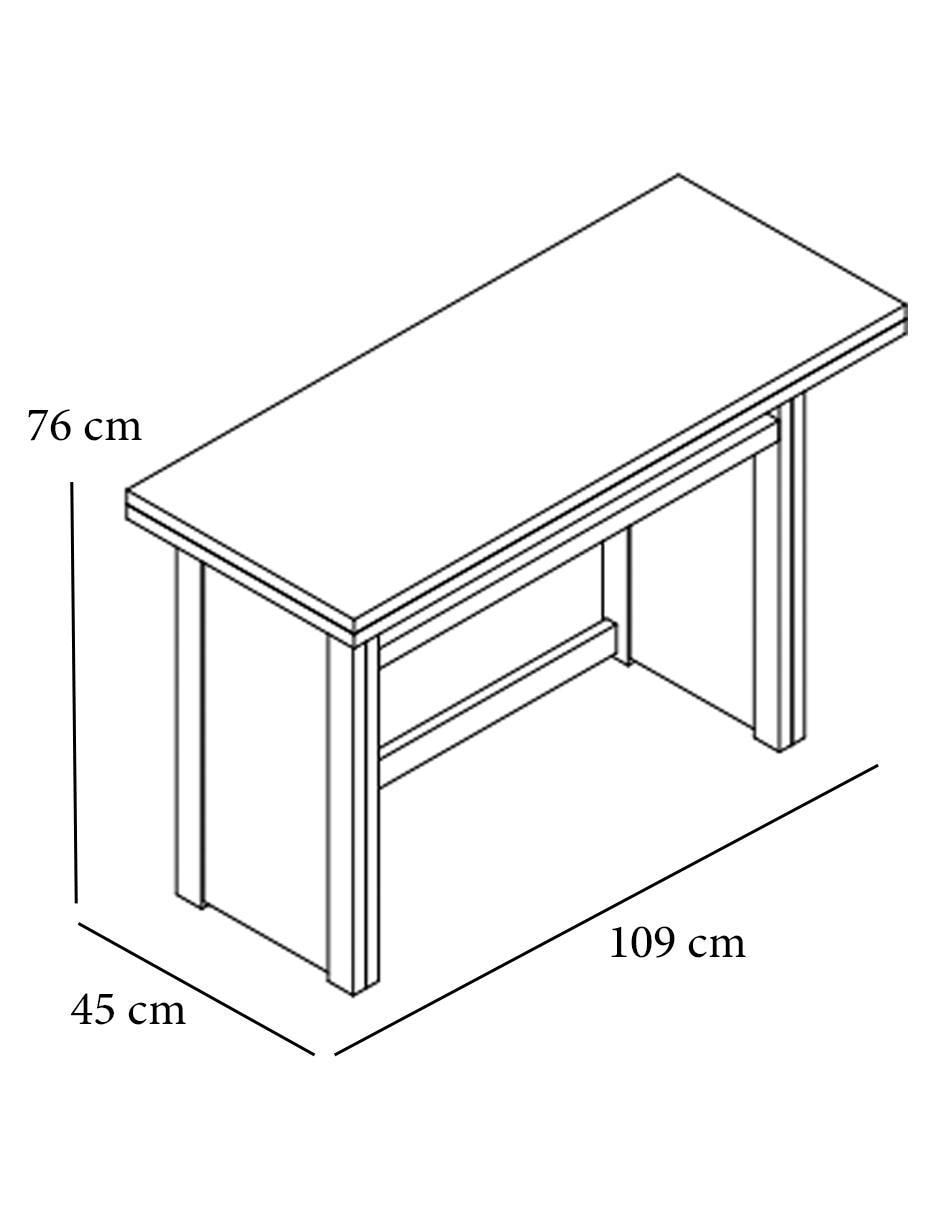 Mesa de comedor extensible armable 5