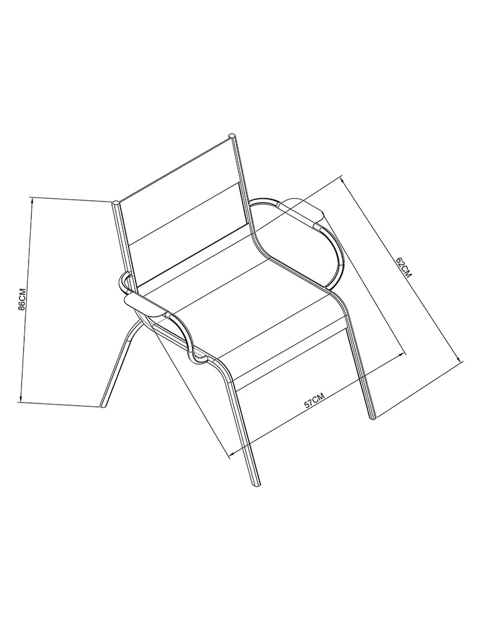 Silla Zipolite de aluminio 6