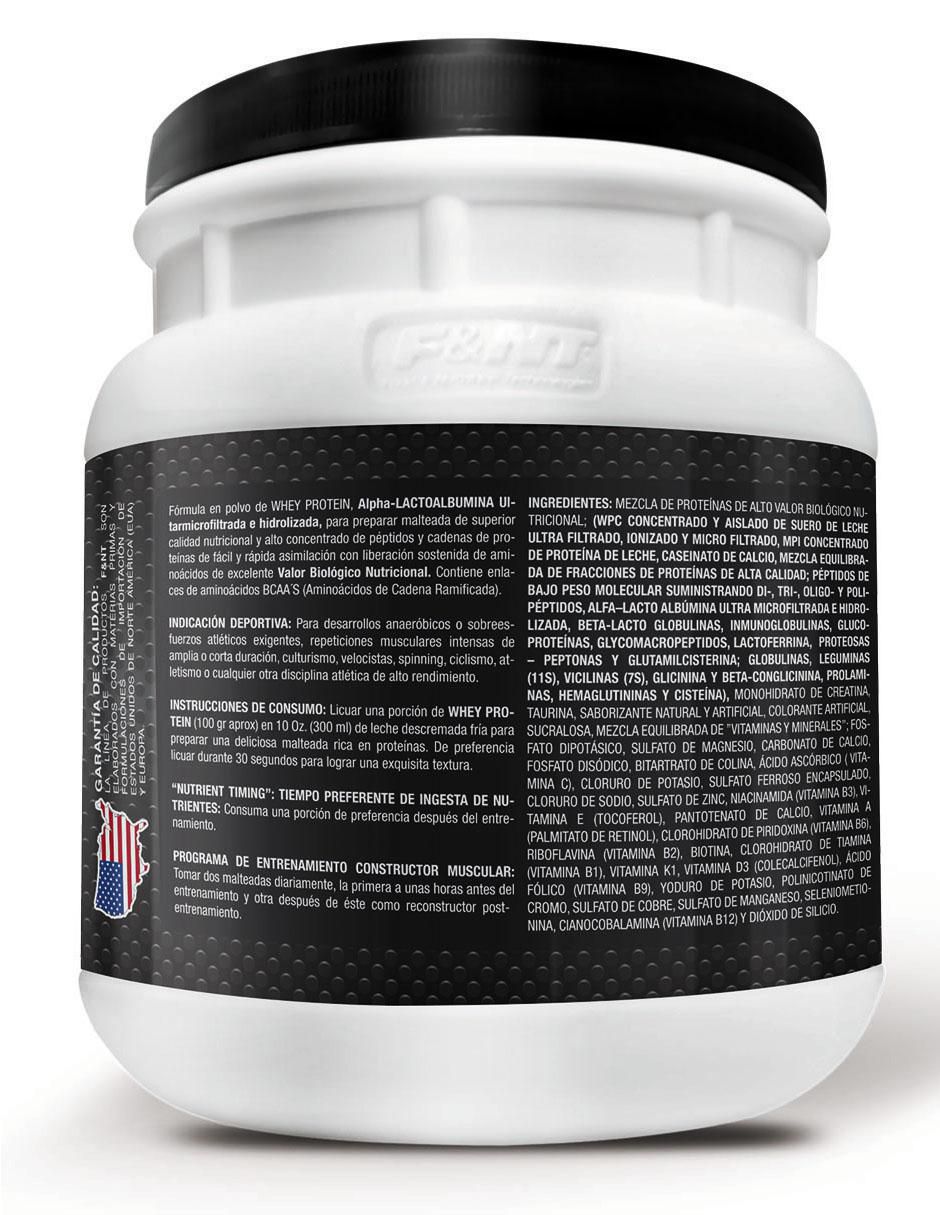 Suplemento alimenticio Food & Nutrition Technologies sabor vainilla de 500 g