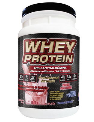 Suplemento alimenticio Food & Nutrition Technologies sabor fresas con crema de 1000 g
