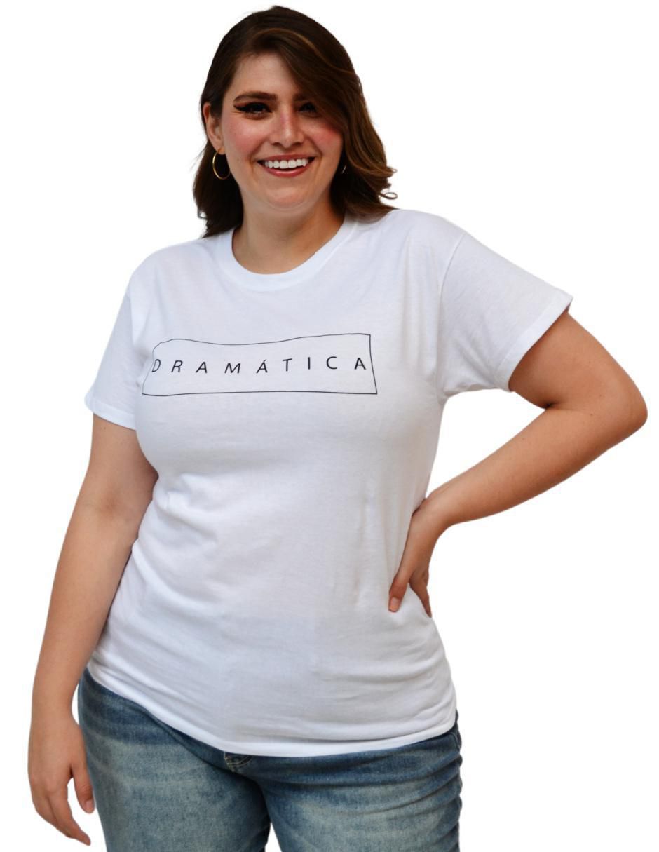 Playera manga corta cuello redondo para mujer Playera manga corta cuello redondo para mujer