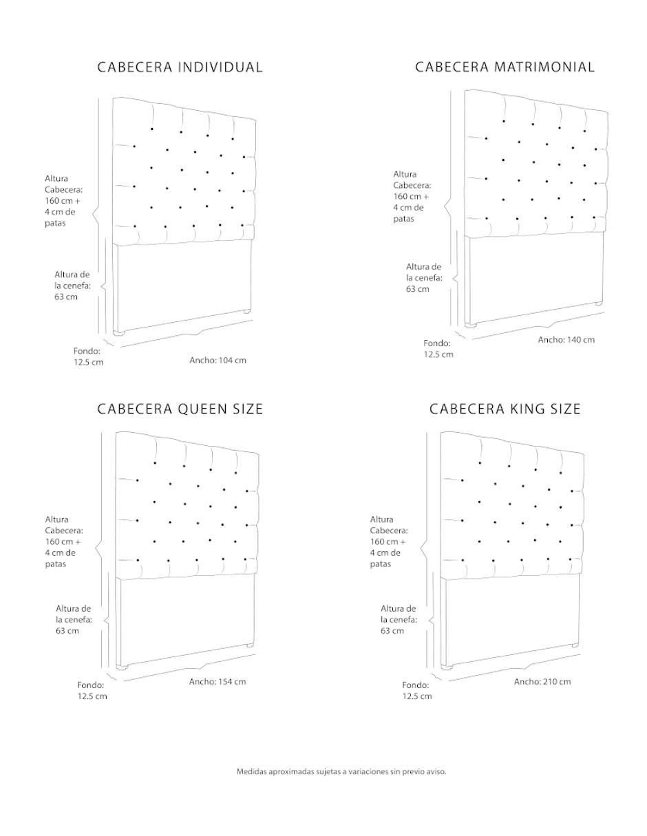 Cabecera Calgary de madera 6