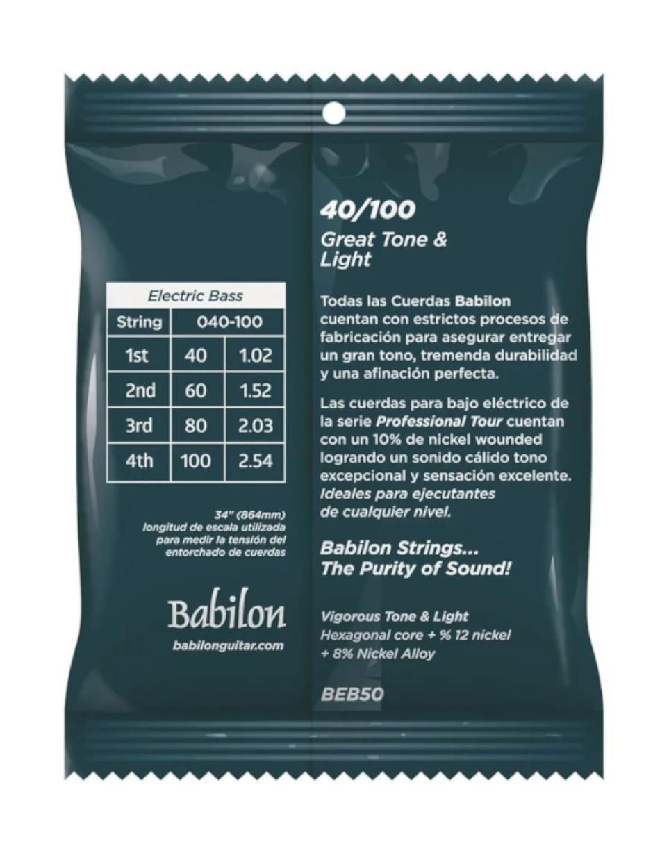 Set Cuerdas para Bajo Babilon BEB50/4S