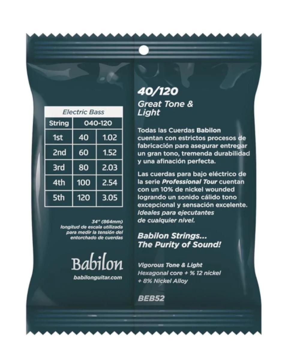 Set Cuerdas para Bajo Babilon BEB52/5S