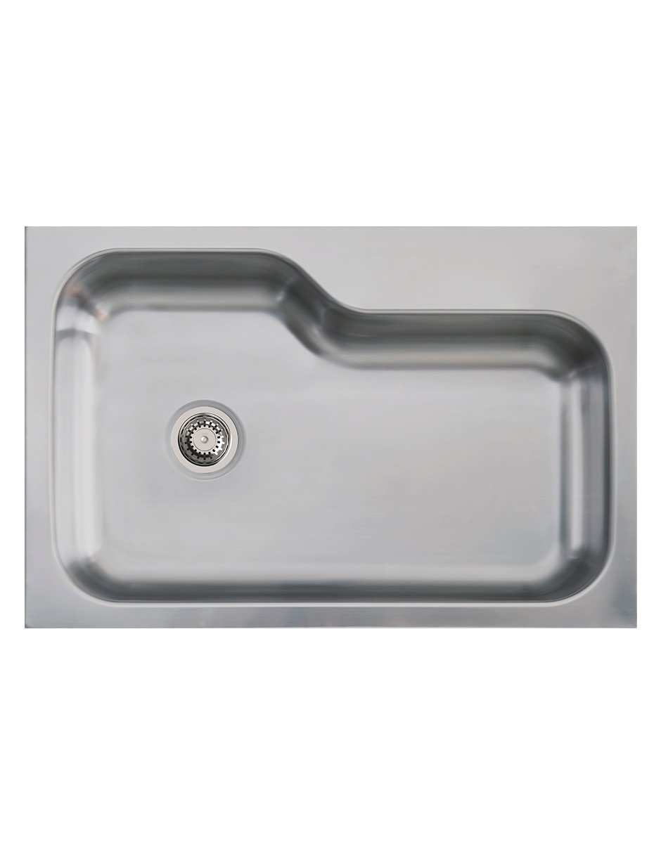 Tarja de acero inoxidable con escurridor derecho TEKAWAY.DM33.22.1C