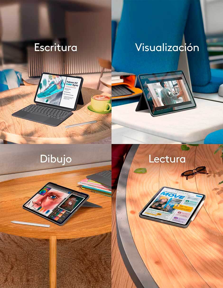 Funda con teclado para tablet iPad Pro 7