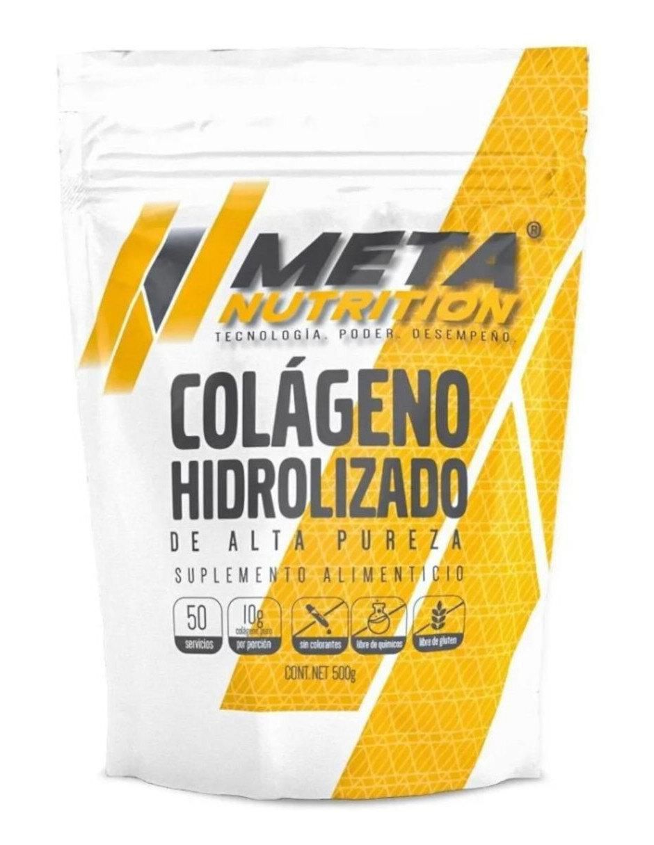 Suplemento alimenticio Meta Nutrition con colágeno hidrolizado sabor natural
