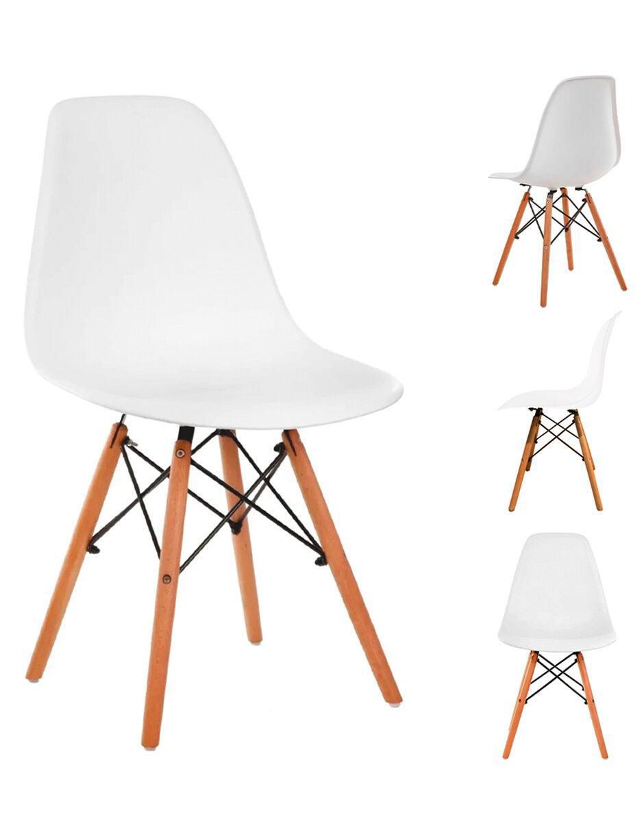 Set de sillas 4 piezas Eame de plástico 1