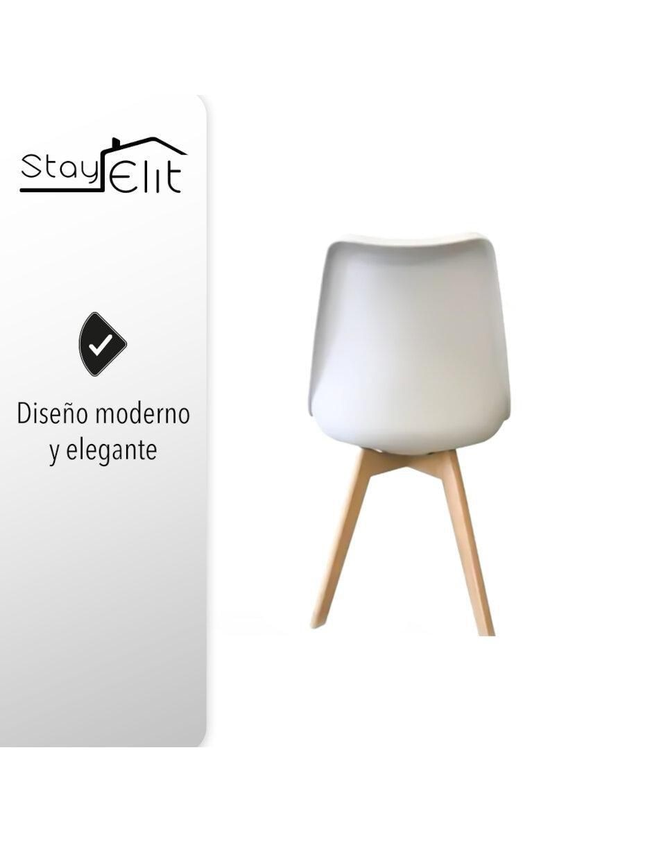 Set de sillas 2 piezas Minimalista de plástico 2