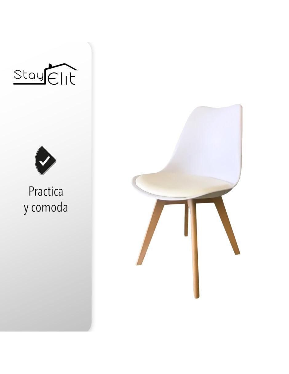 Set de sillas 2 piezas Minimalista de plástico 3