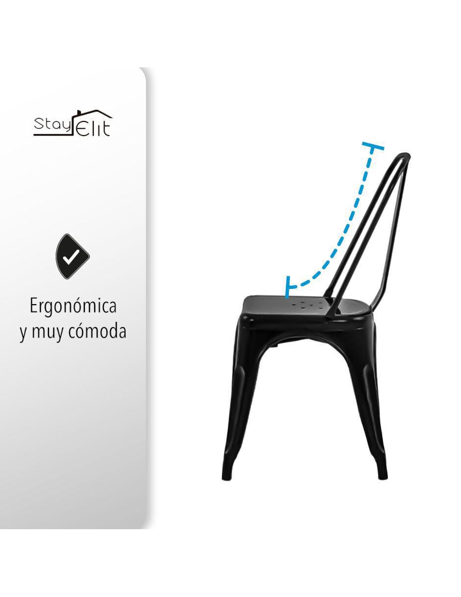 Set de sillas 2 piezas Tolix de aluminio 2