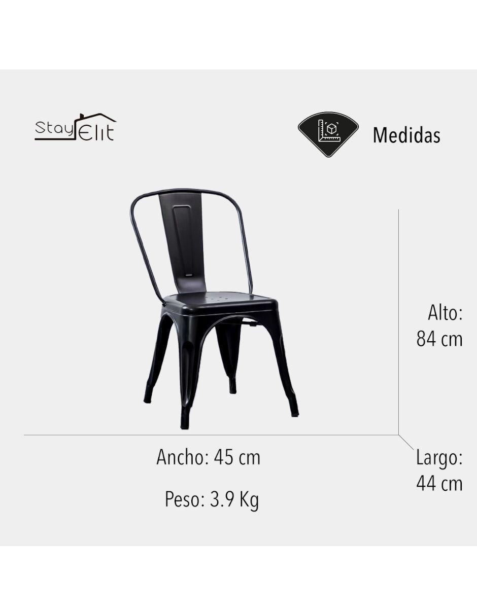 Set de sillas 2 piezas Tolix de aluminio 6