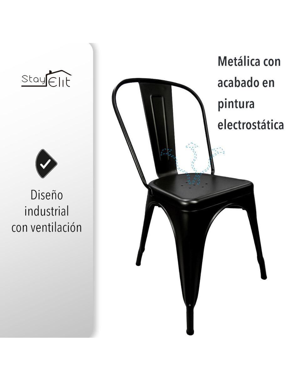 Set de sillas 2 piezas Tolix de aluminio 3