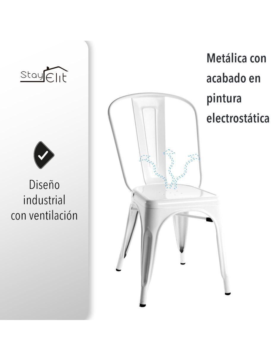 Set de sillas 4 piezas Tolix 8