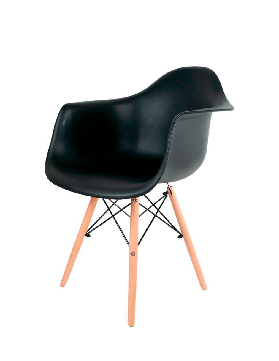 Juego de sillas 4 piezas Eames de plástico 2