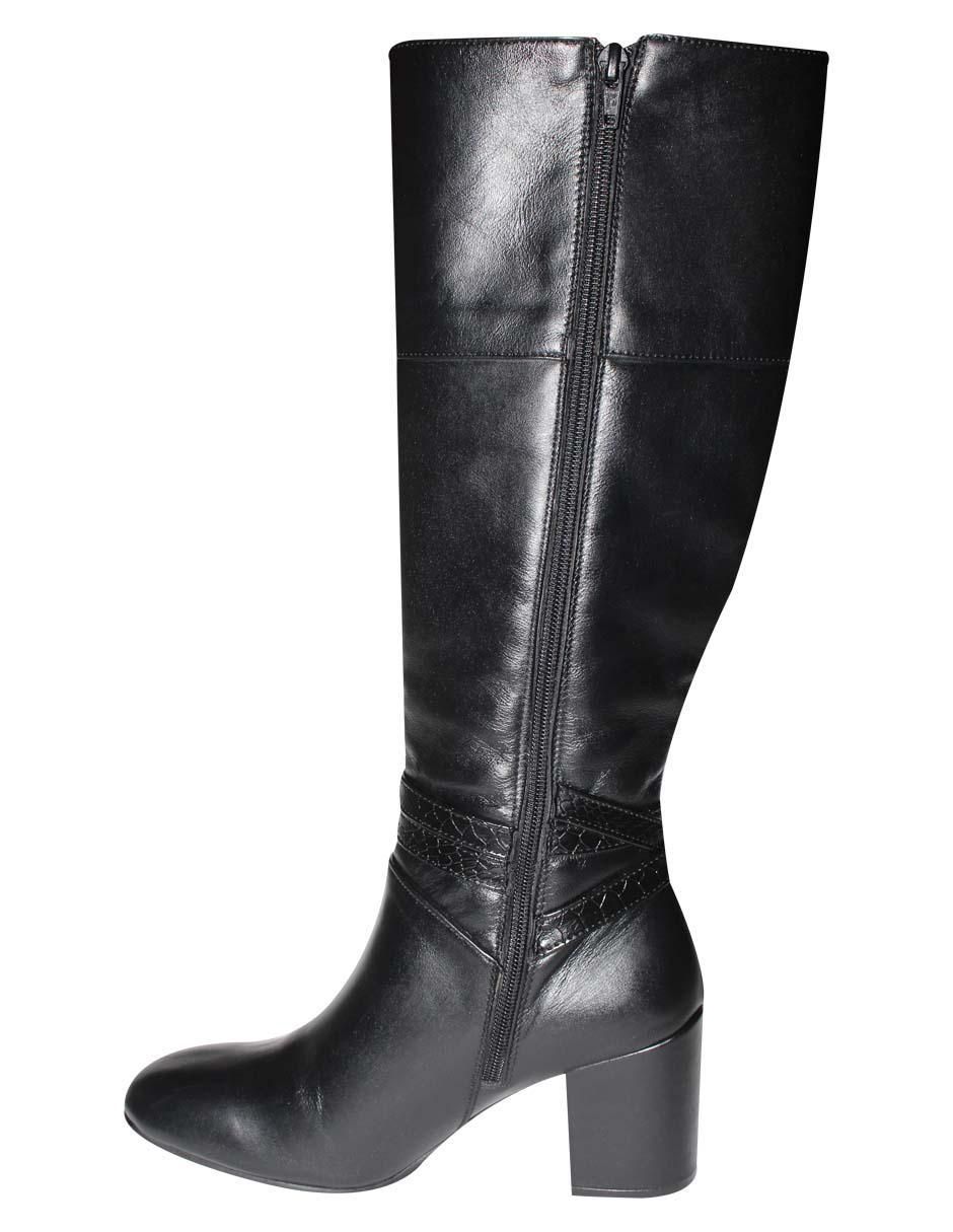 Bota larga Leon de piel para mujer