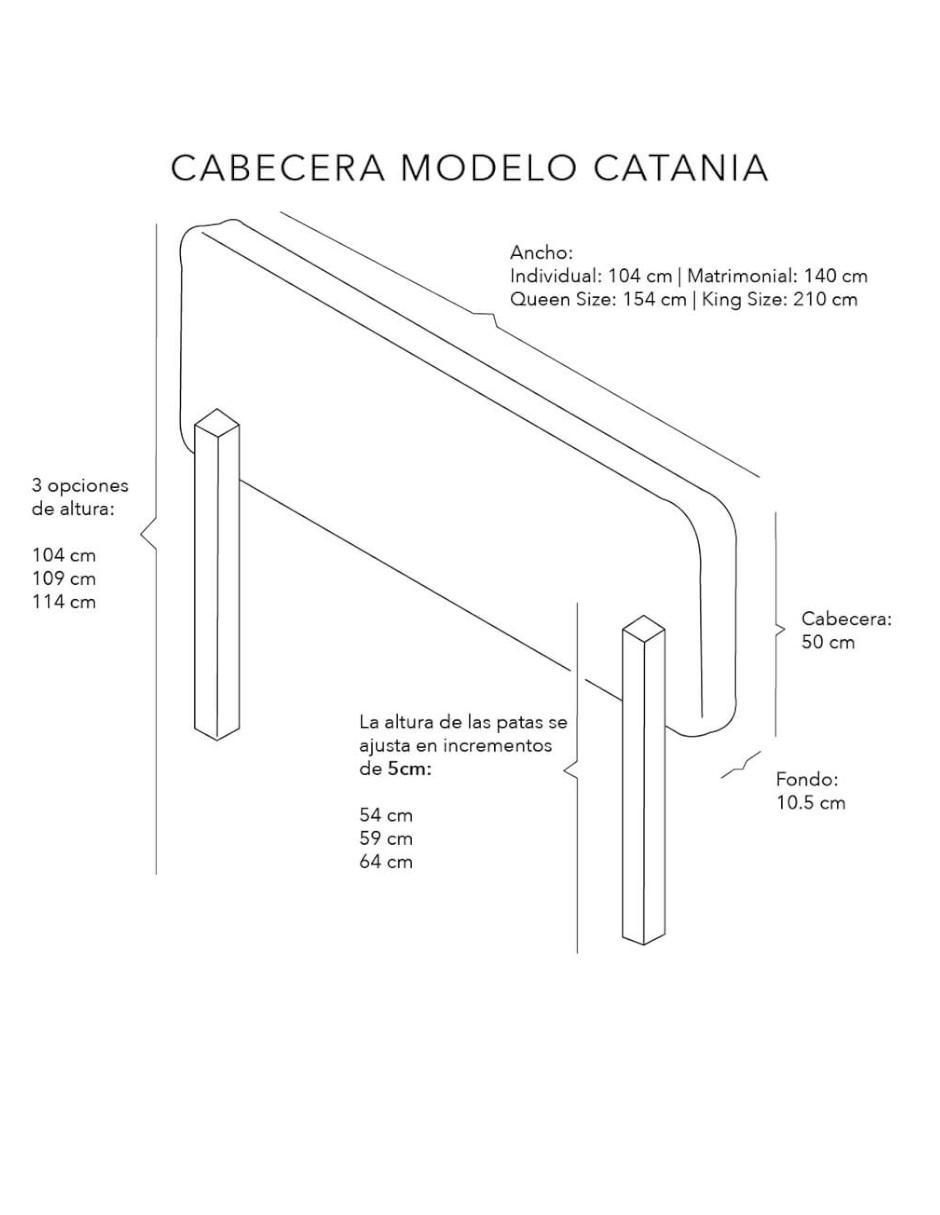 Cabecera Catania de madera 6