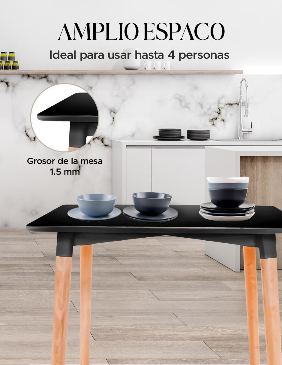 Mesa de comedor armable eames 3