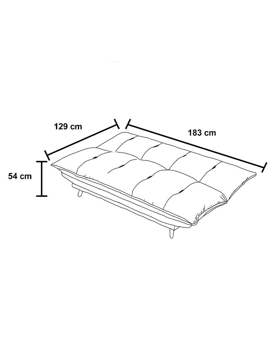 Sofá cama Aurelio de lino 6