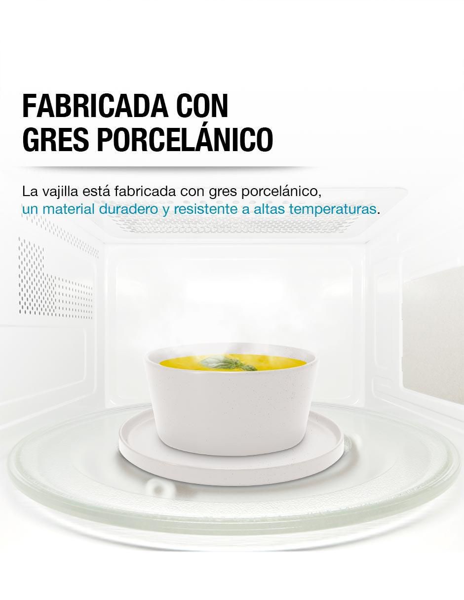 Vajilla cerrada Casa Litus cairo de porcelana para 4 personas