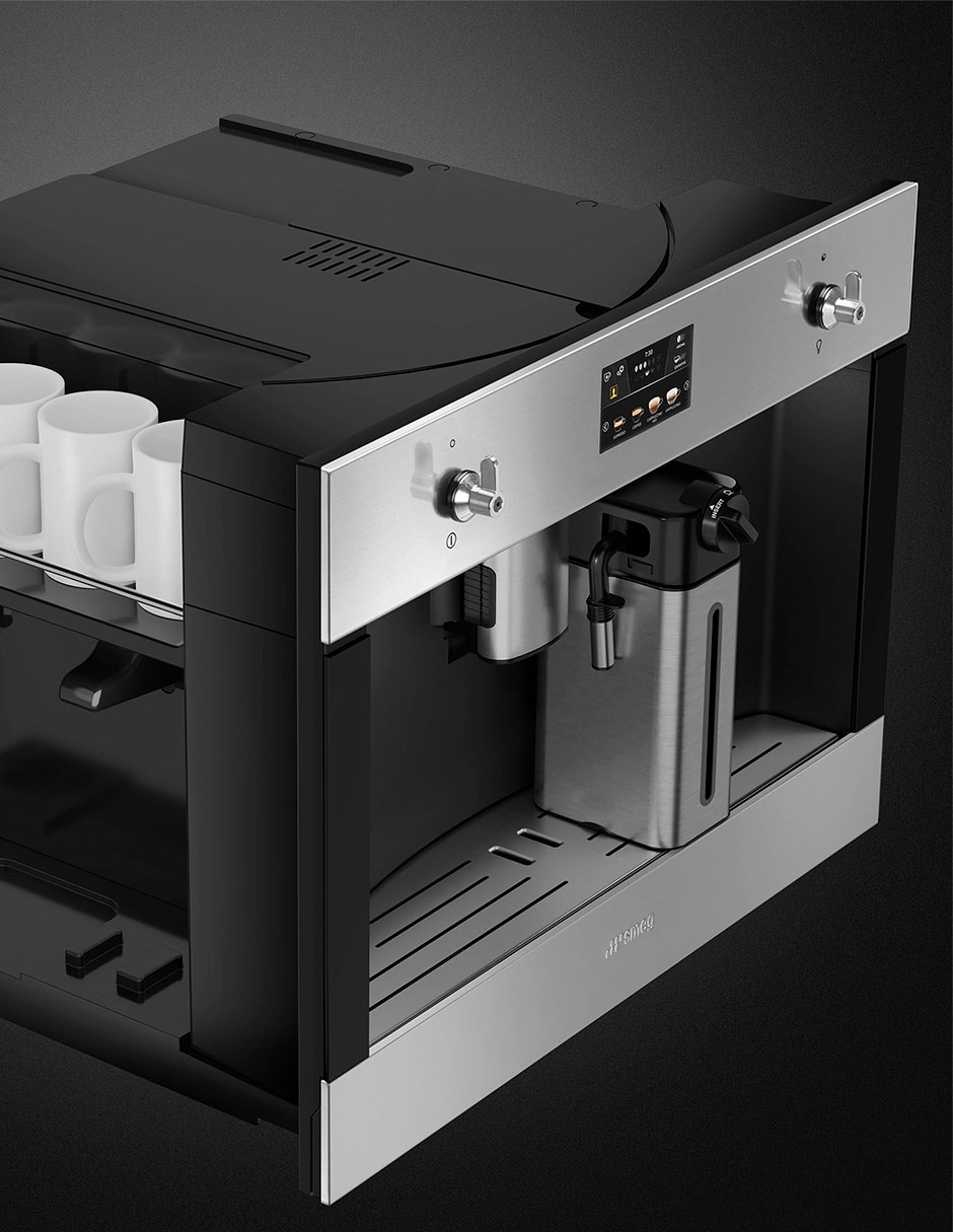 Cafetera Empotrable Smeg Línea Clásica CMS4303X de 2.4 L
