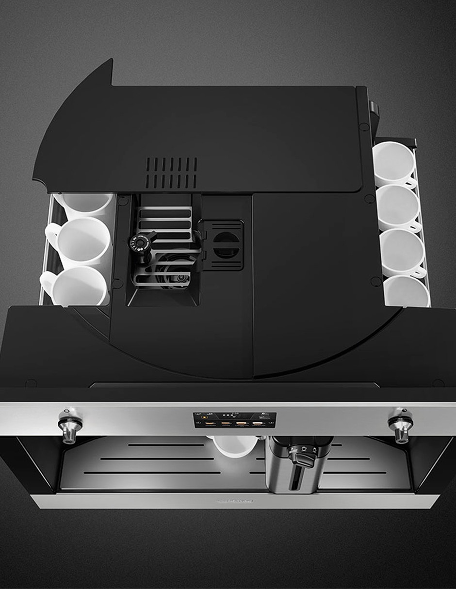 Cafetera Empotrable Smeg Línea Clásica CMS4303X de 2.4 L