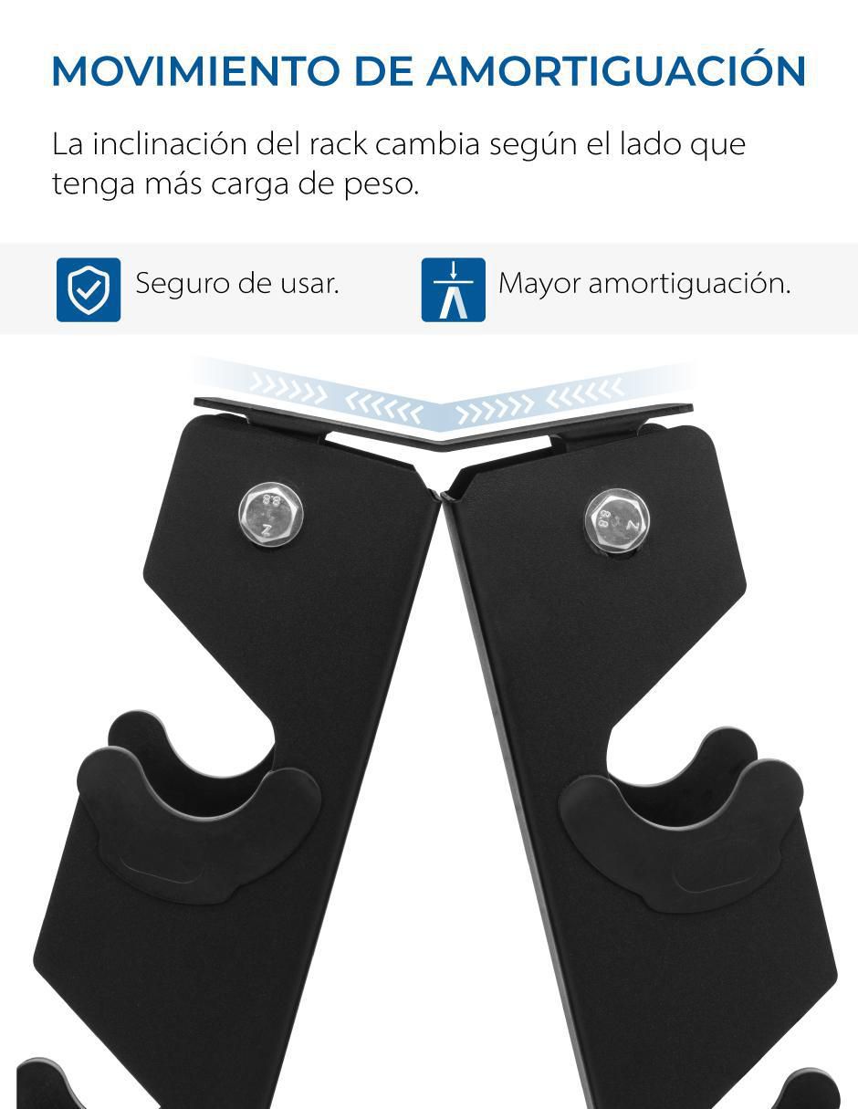 Rack de mancuernas 5 compartimentos 3