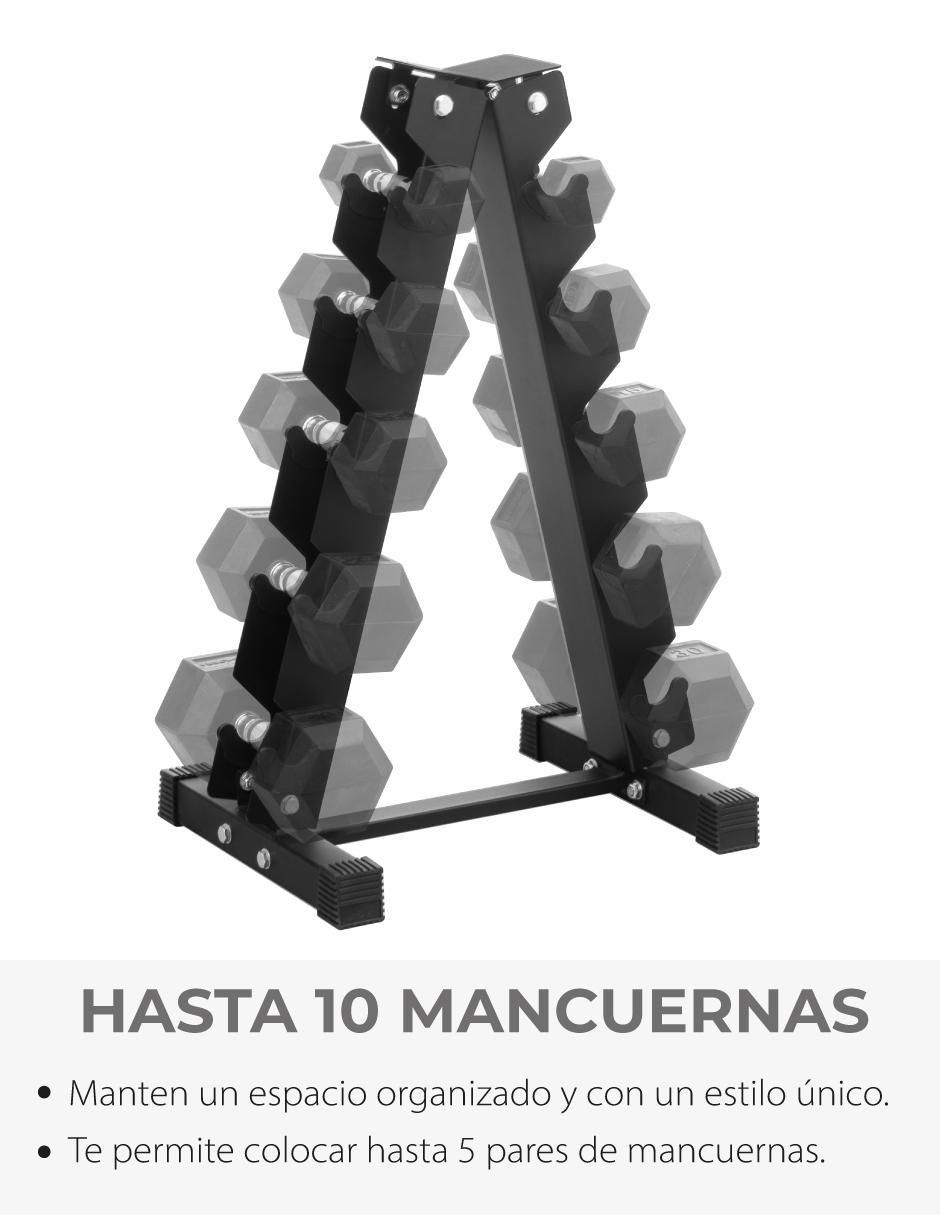 Rack de mancuernas 5 compartimentos 4