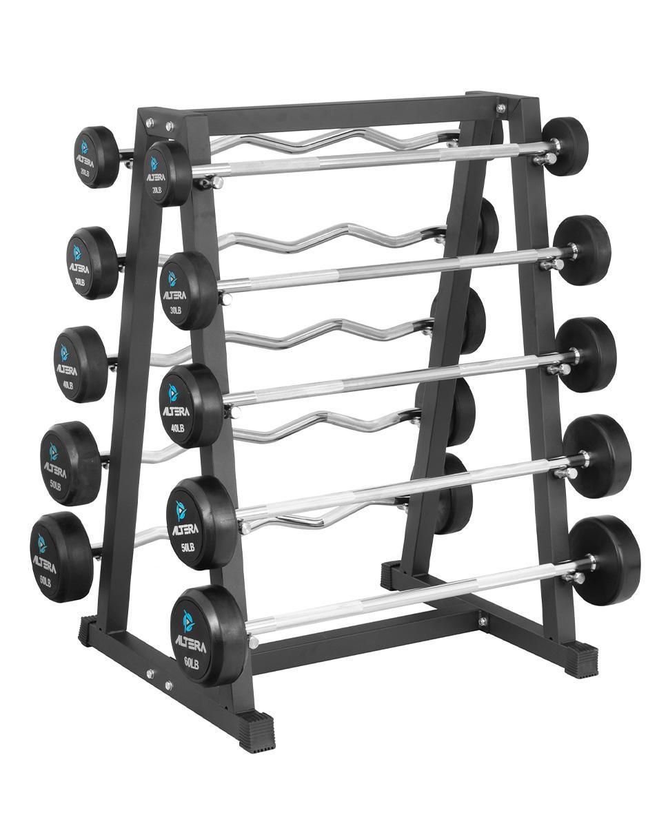 Rack de mancuernas 10 compartimentos Tipo V 2