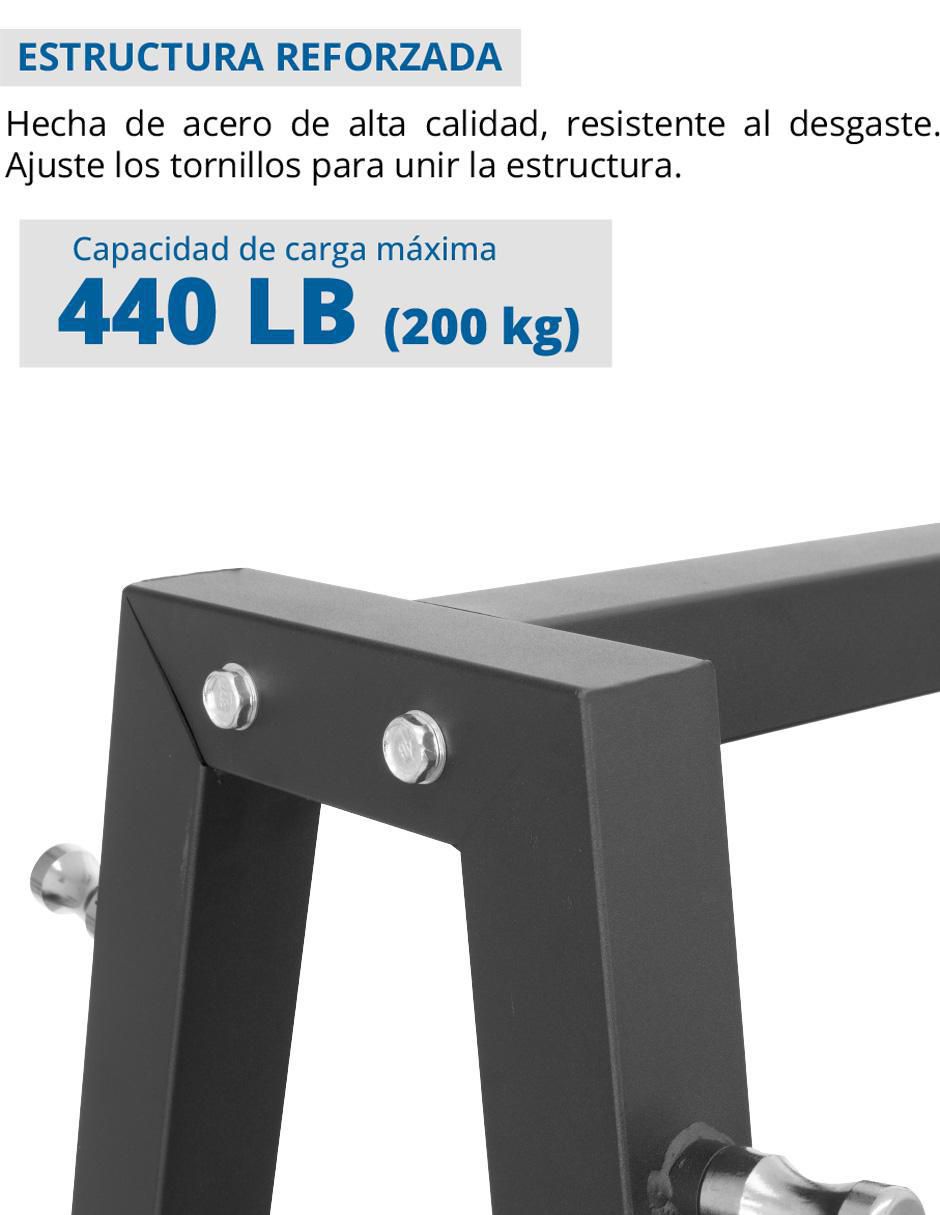 Rack de mancuernas 10 compartimentos Tipo V 4