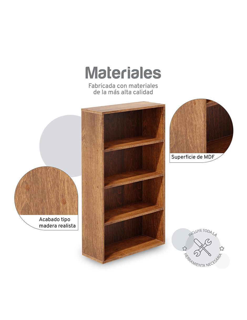 Librero armable de MDF 4
